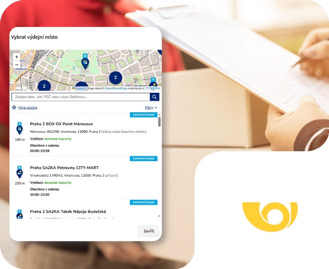 Plugin Toret Česká pošta pre WooCommerce