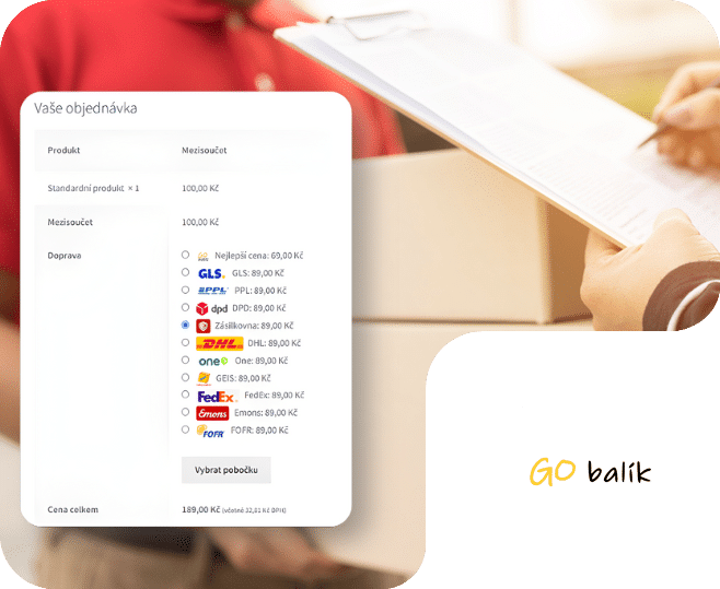 Plugin Toret GO balík pre WooCommerce