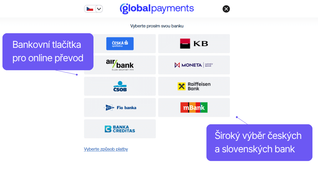 Plugin Toret GP webpay pre WooCommerce - bankové tlačidlá