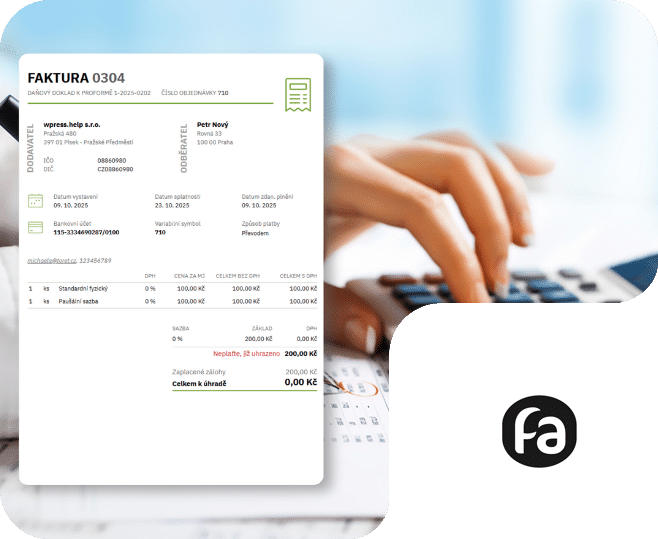 Plugin Fakturoid pre WooCommerce