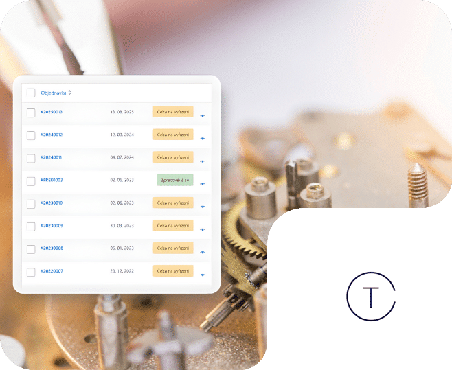 Toret Order Numbers
