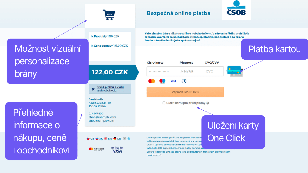 Plugin Toret ČSOB pre WooCommerce - platobná brána