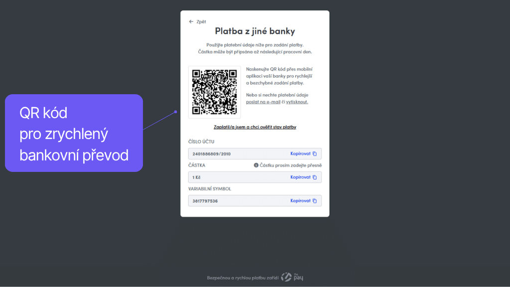 Plugin Toret ThePay pre WooCommerce - QR platby