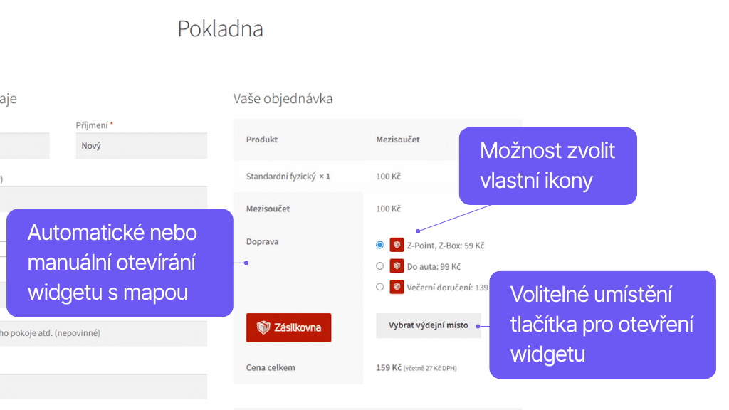 Toret plugin WooCommerce Packeta - pokladňa (2)