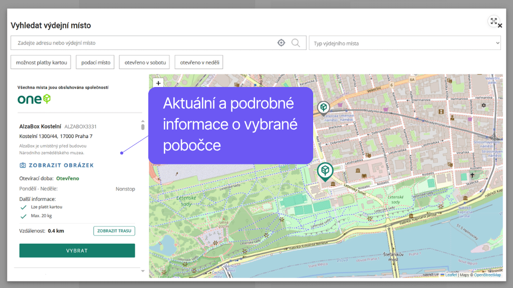 Plugin Toret One by Allegro pre WooCommerce - widget s mapou (2)