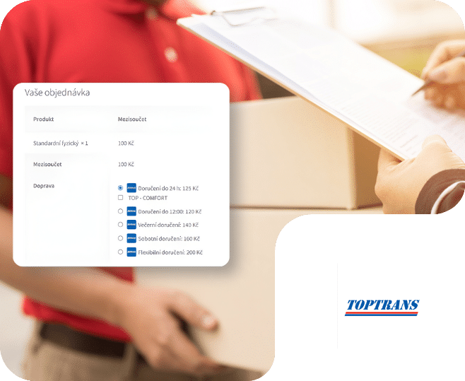 Plugin Toret TOPTRANS pre WooCommerce
