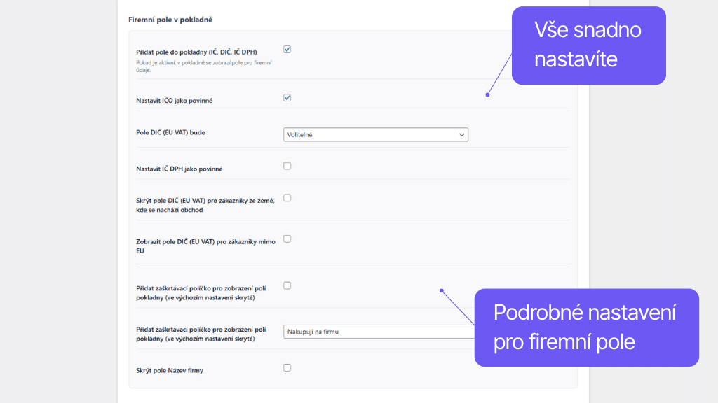 Toret plugin EU VAT - nastavenie (2)