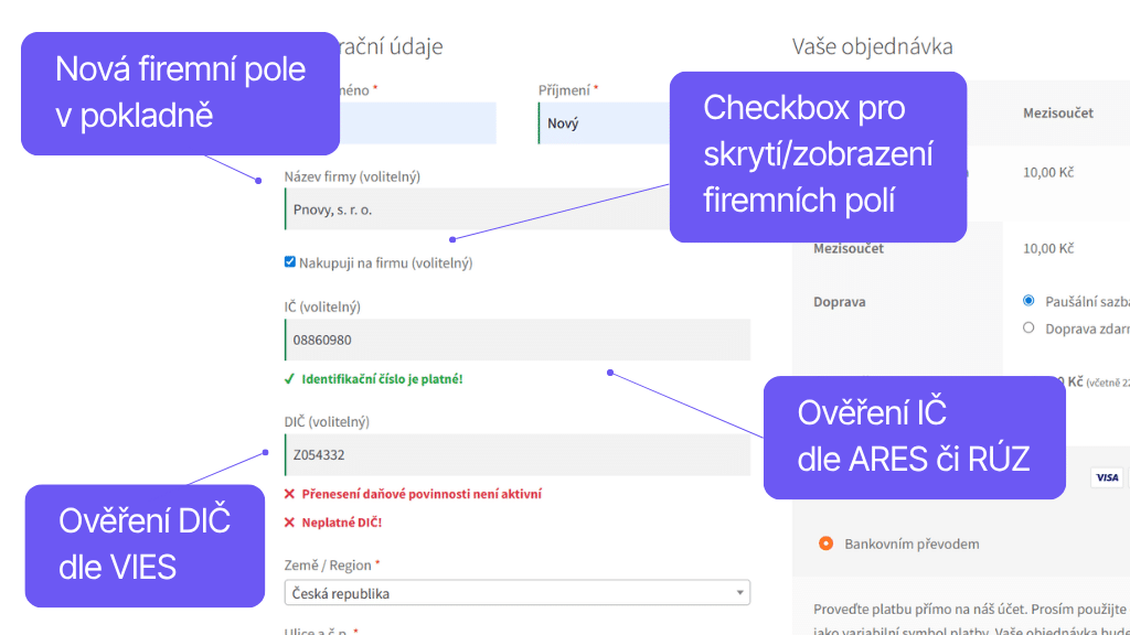 Toret plugin EU VAT - zobrazenie v pokladni