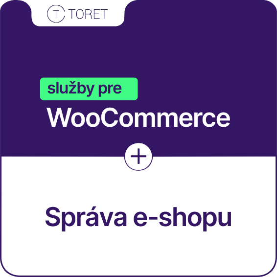 Toret Správa e-shopu