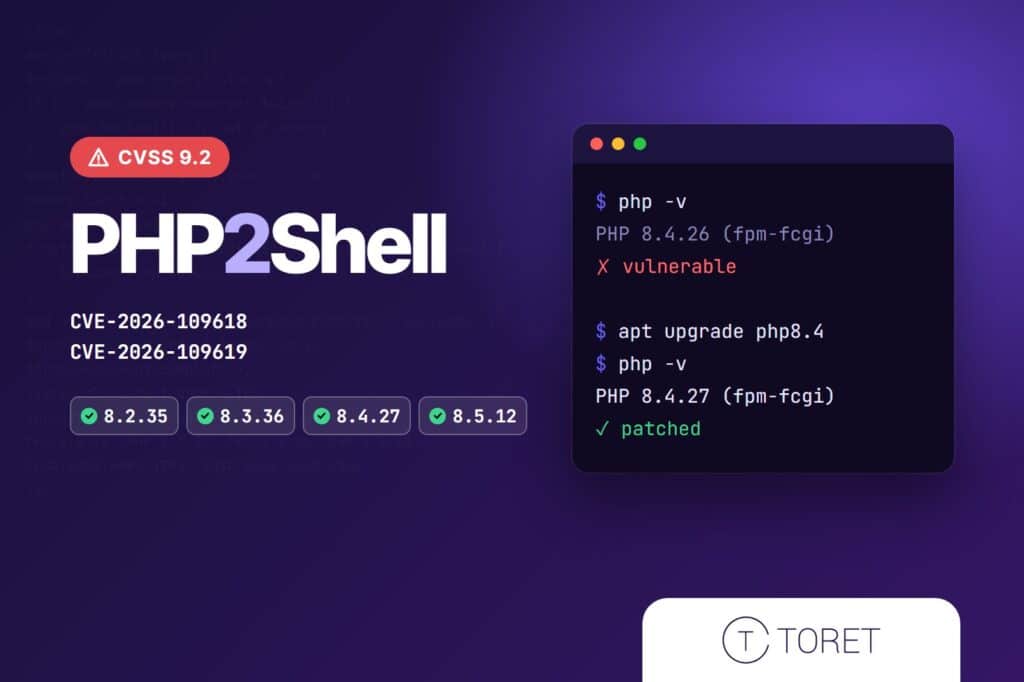 Kritická zraniteľnosť PHP2Shell a opravené verzie PHP 8.2.35, 8.3.36, 8.4.27 a 8.5.12
